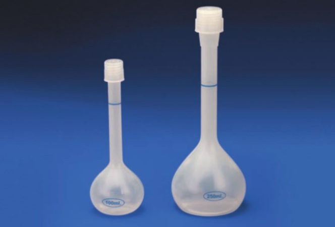 Medilab Polypropylene Volumetric Flask with Screw Cap 500ml; Pk/3