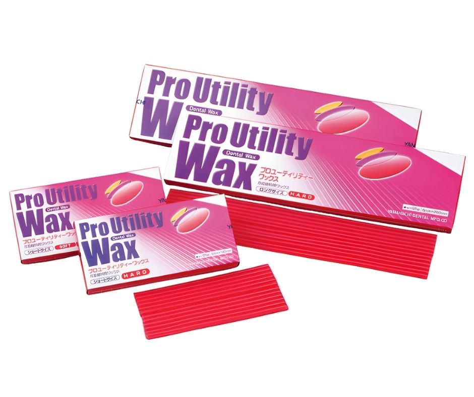 Yamahachi Pro Utility Wax Long; 5 mm x 280 mm; Soft; Red; 125g