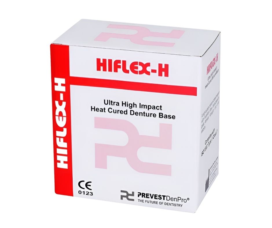 Prevest Denpro Hiflex H: Ultra High Impact Heat Cured Denture Base - 1 Kg powder; Pink