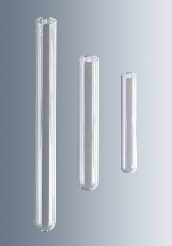 Marienfeld Test tubes Round Bottom; Glass; 100 x 16 mm; 14 ml Box/310