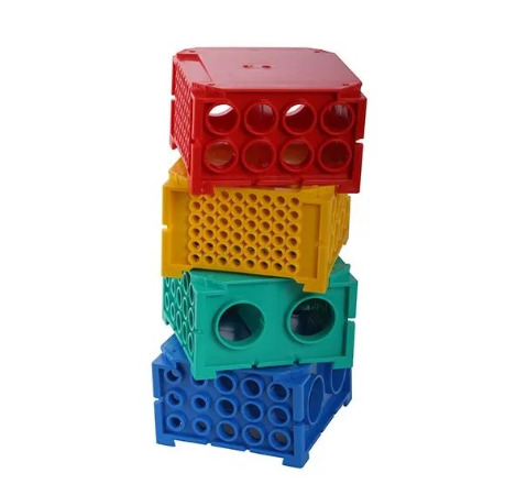 Abdos Rotator Workstation Rack for Centrifuge Tubes and PCR Plates Assorted Colours Pk/4