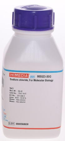 Himedia Molecular Grade Sodium Chloride (NaCl), 500GM