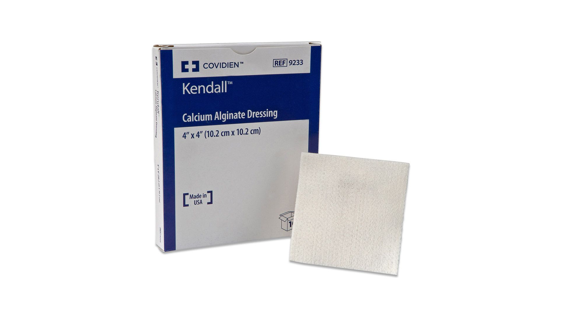 Kendall Calcium Alginate Dressing, (10.2 cm x 10.2 cm) Case/50