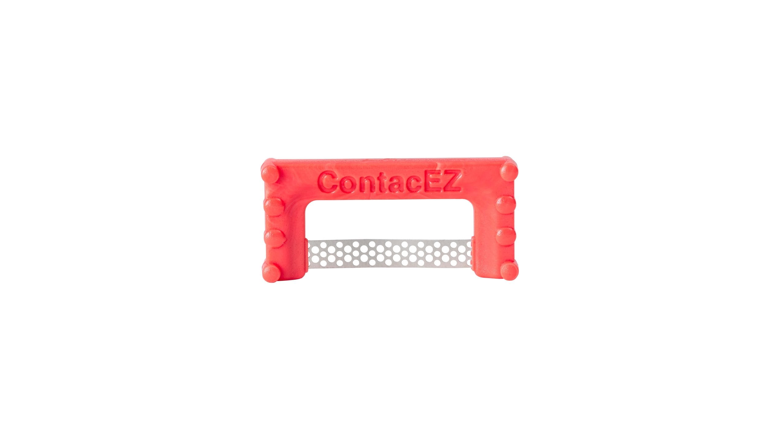 ContacEZ® Hygienist Strip System - Perforated Stainless Steel w/ 0.05 mm thickness, Pink; Pack/8