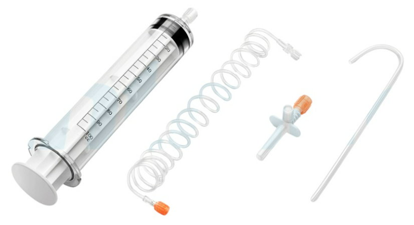 DiaGuru Antmed Disposable 200ml syringe for CT Injector Box/50