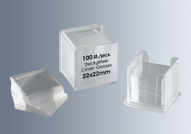 Marienfeld Cover Glasses Square 22x22mm 200/Pack
