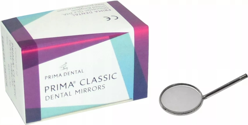 Prima Dental Classic Mouth Mirror Rear Surface Size 4 Pk/12