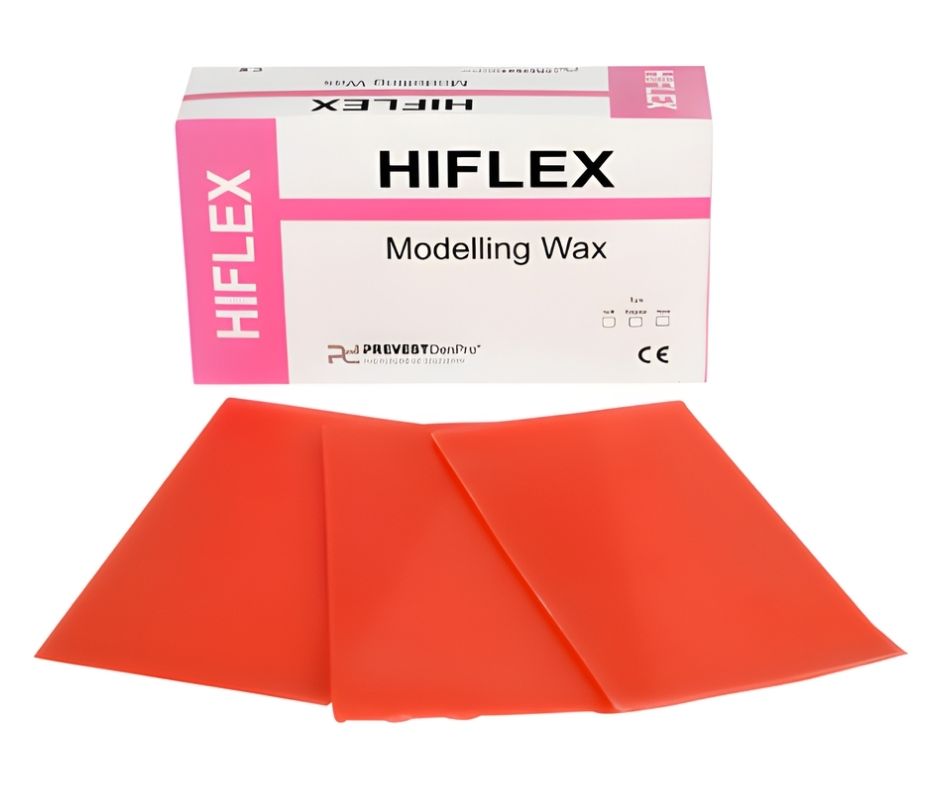 Prevest Denpro Hiflex Modelling Wax - 24 Sheets in 500g mono Pack, 1x Instruction Manual