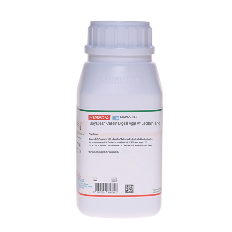 Tryptone Soya Agar w/ Lecithin and Polysorbate 80 (Microbial Content Test Agar) 500GM