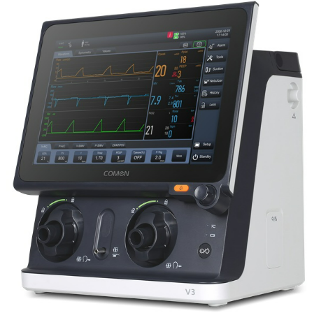 Comen V3 Ventilator: Versatile ICU and Transport Respiratory Support TGA APPROVED