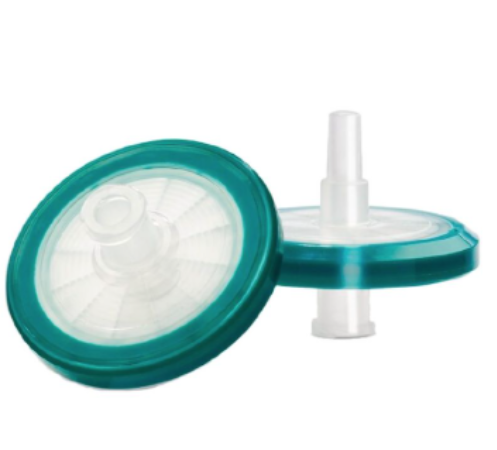 Diaguru MCE Syringe Filter, 33mm 0.45μm, Aqua color sterile; 50pcs/pack