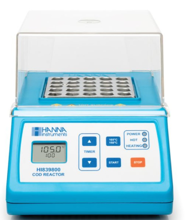 COD Reactor for Chemical Oxygen Demand and User-Specific Analysis, 25 Vials Capacity, 3 Standard & 3 Custom Programs, Temperature Heating Range 30.0 to 170.0¡C (86 to 338¡F), 230V