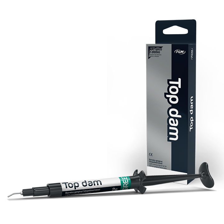 Top Dam Green - 1x 2g syringe + 3x applicator tips