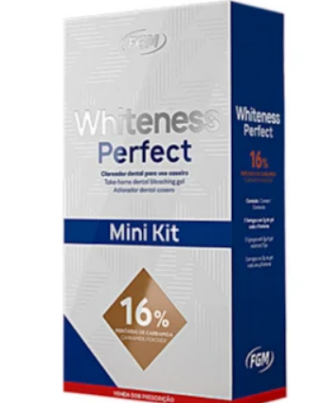 FGM Dental Whiteness Perfect 16% Mini Teeth Whitening Kit - 3x 3g Syringes 16% Carbamide Peroxide + 3x applicator tips