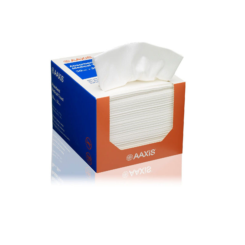 Aaxis Medical Absorbent Medical Towel 30x35cm Box/100 Carton/12 Boxes