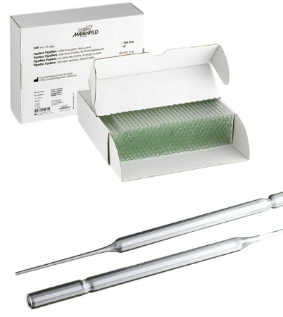 Marienfeld -  Pasteur Pipette150mm GLASS 250/BOX