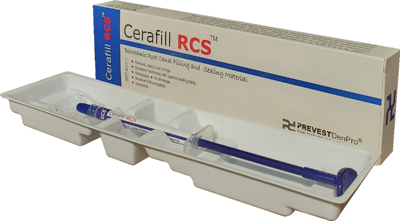Cerafill RCS Bioceramic Root Canal Filling and Sealing Material Regular Pack 1 x 2 g premixed syringe + 10 Applicator Tips