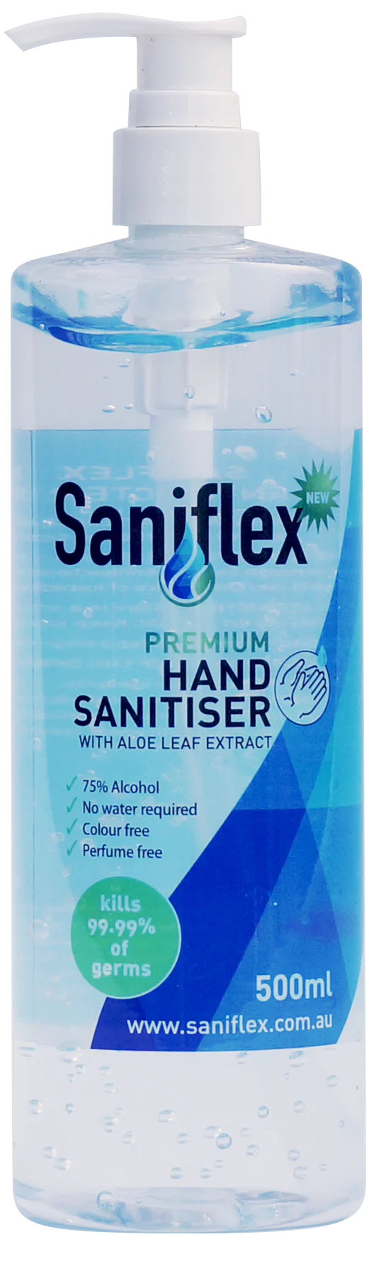 Saniflex Rinse Free Hand Sanitiser 500ml Bottle
