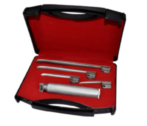 Bydand Armo Laryngoscope Miller Set Handle and 4 Blades Standard Illumination In Case