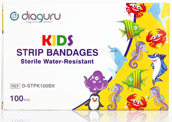 Diaguru Kids Strip Bandage Box/100