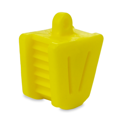 Small Mouth Props; Yellow; Pack/50
