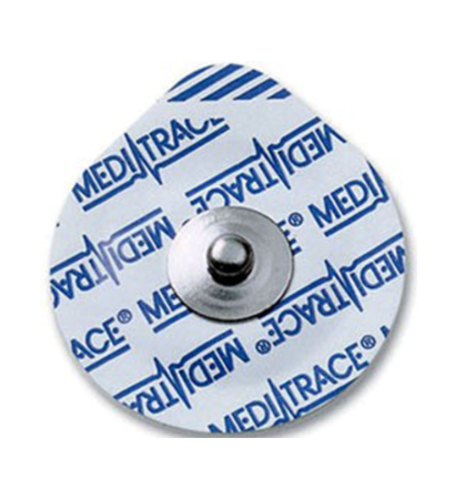 Kendall 100 Foam Electrodes with Stud Adaptor; 30mm Tear Drop; Conductive Adhesive Hydrogel Strip/5, Pk/20 Strips; Case/10 packs