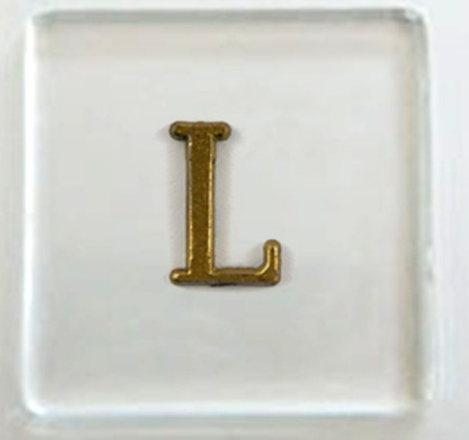Radiology ‘L’ Mounted 9mm Lead Letter Each