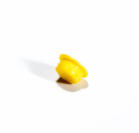 Writing Cap disk for Cryogen Tubes, Yellow, Pk/1000