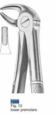 Diaguru Extraction Forceps #13; Lower Premolars EACH