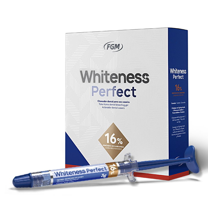 FGM Whiteness Perfect 16%;  Multipack - 50x 3g syringes 16% Carbamide Peroxide