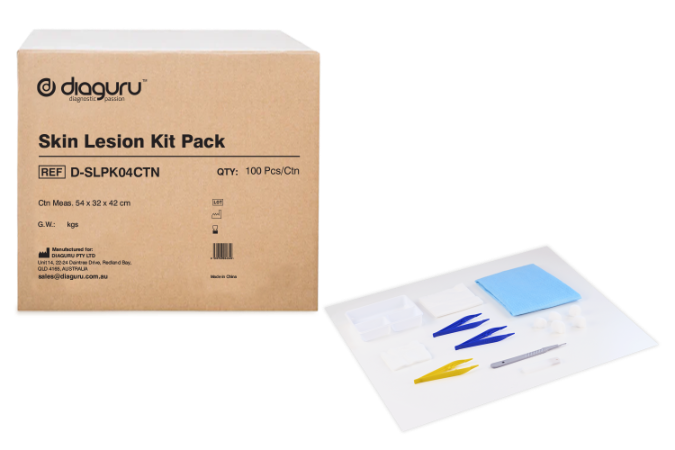 Diaguru Skin Lesion Pack with Kiato Scalpel #15 EACH