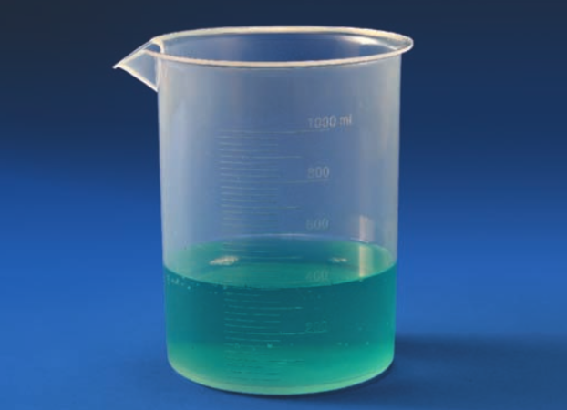 Beaker (Printed Graduated), PP, 2L, 6 pcs/pack