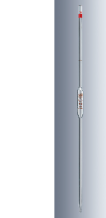 Marienfeld Glass Volumetric Pipette; 1ml Class AS with Amber Graduation EACH