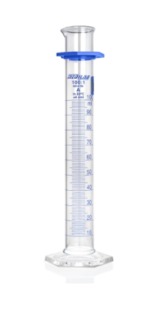 Medilab Glass Measuring Cylinder, with Hexagonal Base, Class A