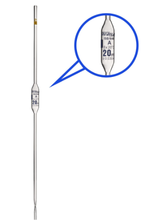 Medilab Volumetric Pipette 50 mL Class-AS, Each