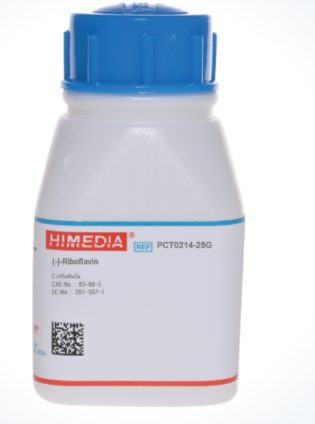 Himedia (-)-Riboflavin (Vitamin B2) Plant Culture Tested; 25G