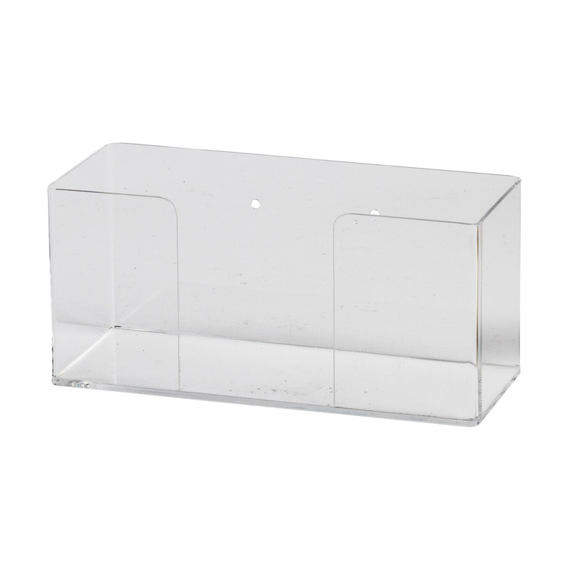 Acrylic Clear Single Glove Dispenser 250 x 140 x 98mm EACH