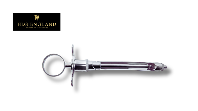 HDS England Self Aspirating Syringe 2.2ml; Side-Loading Thumb Ring-Type with Harpoon Plunger EACH