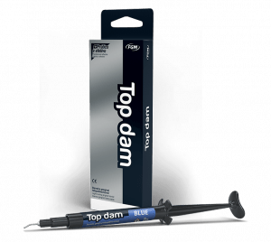 Top Dam Blue - 1x 2g syringe + 3x applicator tips