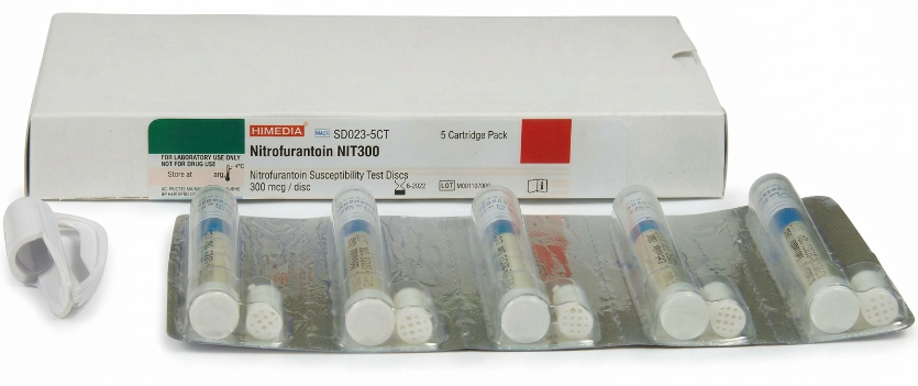 Himedia Nitrofurantoin NIT 300 mcg 5x50 disk cartridge in blister pack