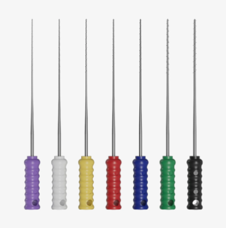 Orodeka Barbed Broaches Assorted Set - 25 mm 1x Black #06 + 1x Green #05 + 2x Blue #04 + 2x Red #03 + 2x Yellow #02 + 1x White #01 + 1x Purple #01 Blister/10