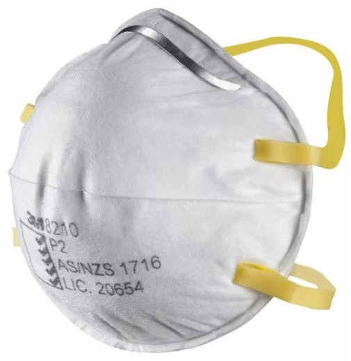 3M Cupped Particulate Respirator 8210, P2 Mask, 20 ea/Box