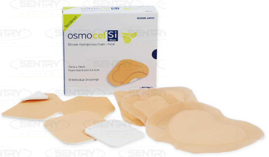 Osmocel Silicone Foam Dressing Bordered Sterile