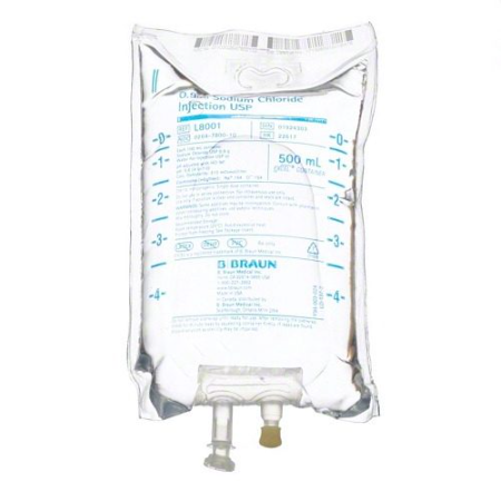 Sodium Chloride-B.Braun 0.9% Injection (Pack of 24x500mL Excel container)