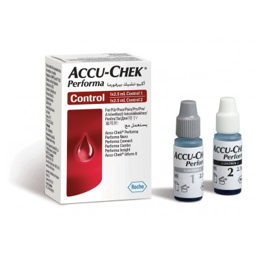 Accu-Chek Performa Control Solution (1x2.5 mL Control 1, 1x2.5 mL Control 2)