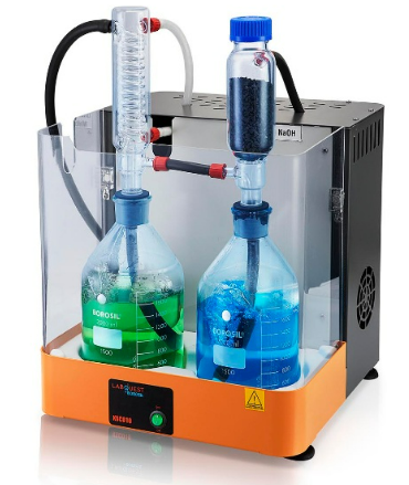 Borosil Kjeldahl Fume Scrubber to Eliminate Sulfur Dioxide Produced by Digester 45 L/min Each