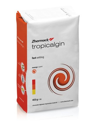 Zhermack Tropicalgin Orthodontic Alginate Fast Set, Orange 500g