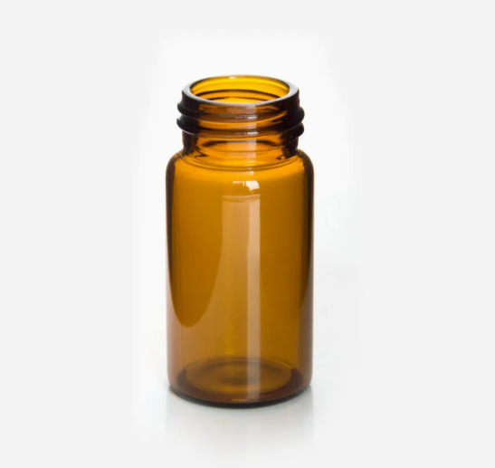 DiaGuru 20mL Amber EPA Screw Vial 24-400 Thread 27.5×57mm Type 5.0 Glass 100pcs/pack