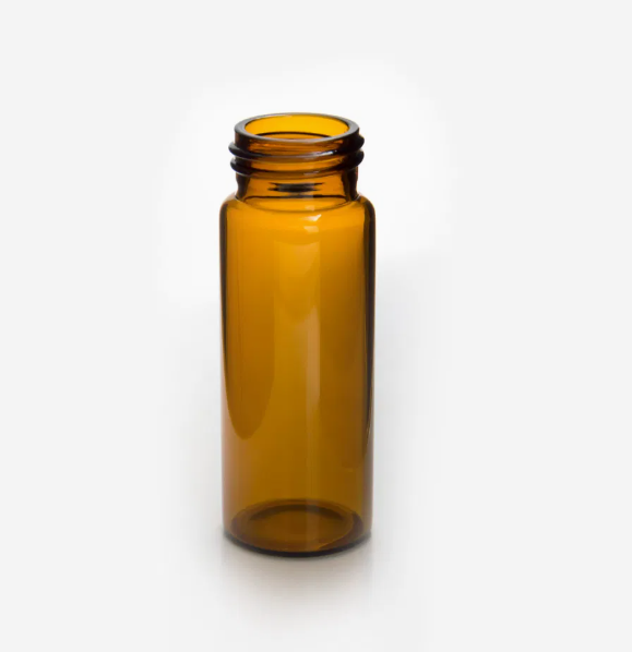 DiaGuru 30mL Amber EPA Screw Vial 24-400 Thread 27.5×75mm Type 7.0 Glass 100 pcs/pack