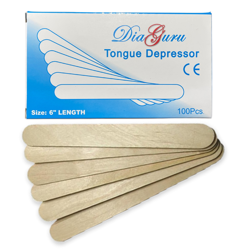 Diaguru Wooden Tongue Depressor